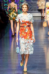 Dolce & Gabbana, Spring/Summer 2012. Milan Fashion Week 2012. [Photo by Vittorio Zunino Celotto/Getty Images]