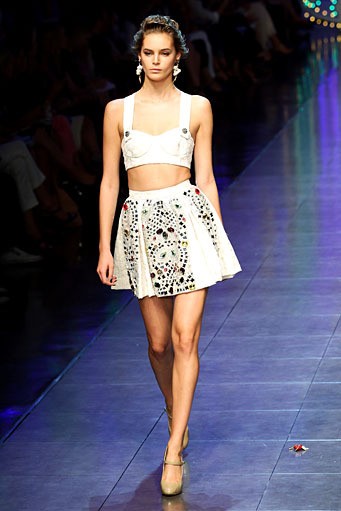 Dolce & Gabbana, Spring/Summer 2012. Milan Fashion Week 2012. [Photo by Vittorio Zunino Celotto/Getty Images]