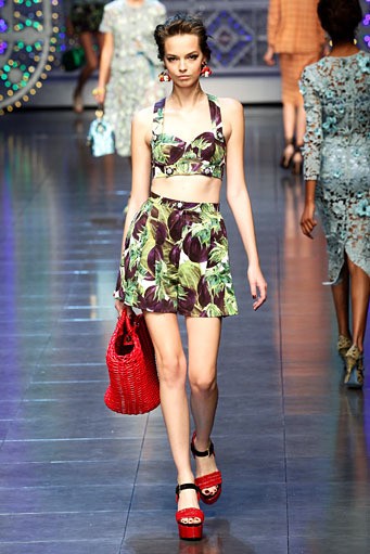 Dolce & Gabbana, Spring/Summer 2012. Milan Fashion Week 2012. [Photo by Vittorio Zunino Celotto/Getty Images]