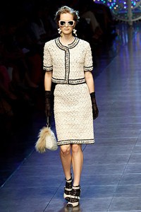 Dolce & Gabbana, Spring/Summer 2012. Milan Fashion Week 2012. [Photo by Vittorio Zunino Celotto/Getty Images]