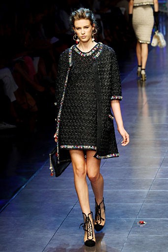 Dolce & Gabbana, Spring/Summer 2012. Milan Fashion Week 2012. [Photo by Vittorio Zunino Celotto/Getty Images]