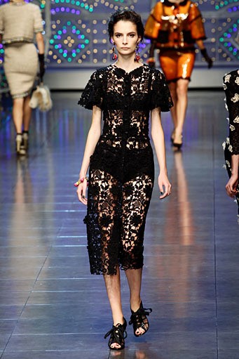 Dolce & Gabbana, Spring/Summer 2012. Milan Fashion Week 2012. [Photo by Vittorio Zunino Celotto/Getty Images]