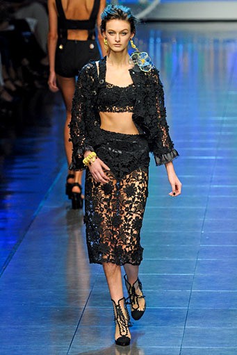 Dolce & Gabbana, Spring/Summer 2012. Milan Fashion Week 2012. [Photo by Vittorio Zunino Celotto/Getty Images]
