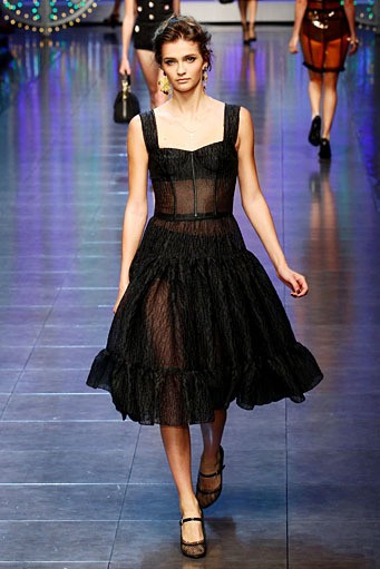 Dolce & Gabbana, Spring/Summer 2012. Milan Fashion Week 2012. [Photo by Vittorio Zunino Celotto/Getty Images]