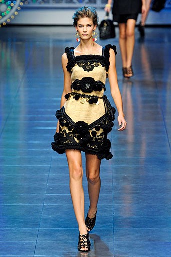 Dolce & Gabbana, Spring/Summer 2012. Milan Fashion Week 2012. [Photo by Vittorio Zunino Celotto/Getty Images]