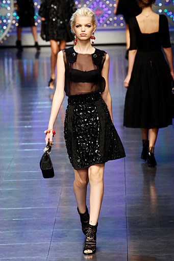 Dolce & Gabbana, Spring/Summer 2012. Milan Fashion Week 2012. [Photo by Vittorio Zunino Celotto/Getty Images]