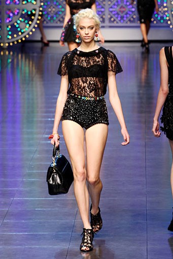 Dolce & Gabbana, Spring/Summer 2012. Milan Fashion Week 2012. [Photo by Vittorio Zunino Celotto/Getty Images]