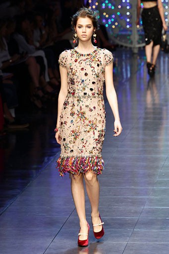 Dolce & Gabbana, Spring/Summer 2012. Milan Fashion Week 2012. [Photo by Vittorio Zunino Celotto/Getty Images]