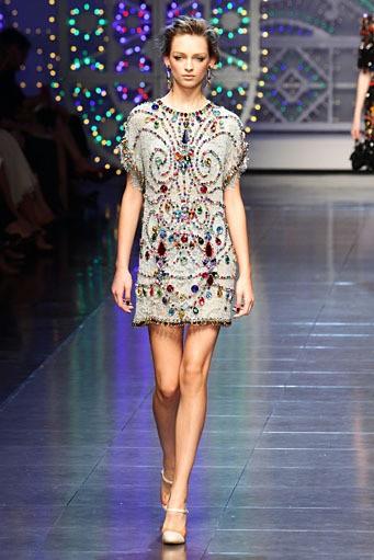 Dolce & Gabbana, Spring/Summer 2012. Milan Fashion Week 2012. [Photo by Vittorio Zunino Celotto/Getty Images]