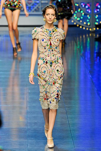 Dolce & Gabbana, Spring/Summer 2012. Milan Fashion Week 2012. [Photo by Vittorio Zunino Celotto/Getty Images]