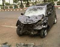 Ada Rambut Tertinggal di Kaca depan Xenia Penabrak 12 Pejalan Kaki