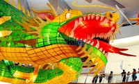 Lampion naga menandai tahun baru Imlek tahun ini bershio Naga.