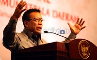 Menkopolhukam Marsekal TNI (Purn) Djoko Suyanto menjadi salah satu narasumber. Ia menyampaikan mengenai evaluasi Pemilu Kada dari perspektif ketahanan nasional.