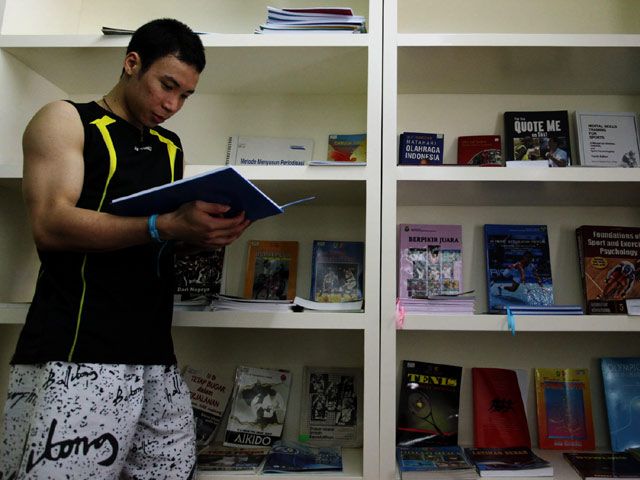 Perpustakaan untuk Atlet Bulutangkis