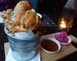 Yang Ini Fried Chicken Parmagiano Biscuit!