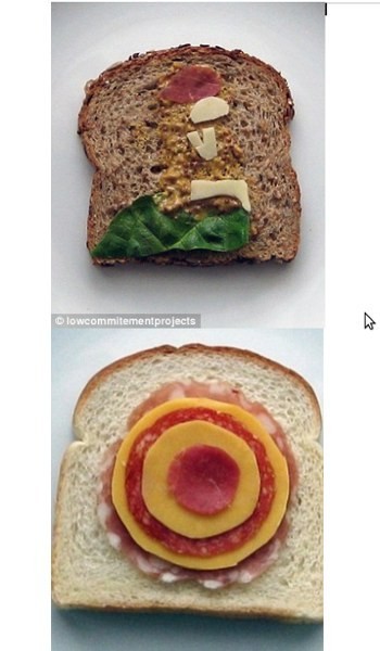 Dua Seniman Melukis Sandwich a la Lukisan Terkenal