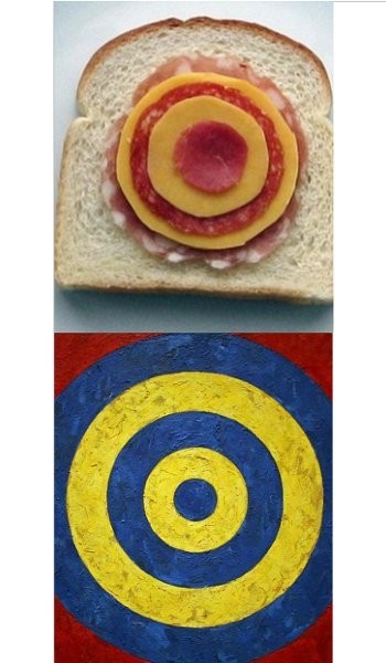 Dua Seniman Melukis Sandwich a la Lukisan Terkenal