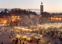 Pasar malam Marrakech (traveldk.com) Pasar malam Marrakech (traveldk.com)