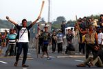 Demo Buruh Dihadang Warga