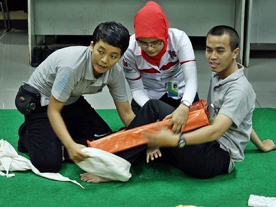 WMS Gelar Simulasi Penanganan Kecelakaan
