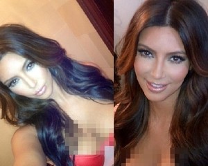 Kim Kardashian Pamer Lingerie di Twitter 