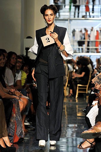 Jean Paul Gaultier, Spring/Summer 2012. Paris Fashion Week 2012. [Photo by Pascal Le Segretain/Getty Images]