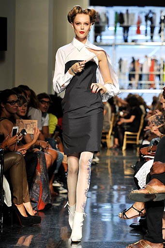 Jean Paul Gaultier, Spring/Summer 2012. Paris Fashion Week 2012. [Photo by Pascal Le Segretain/Getty Images]