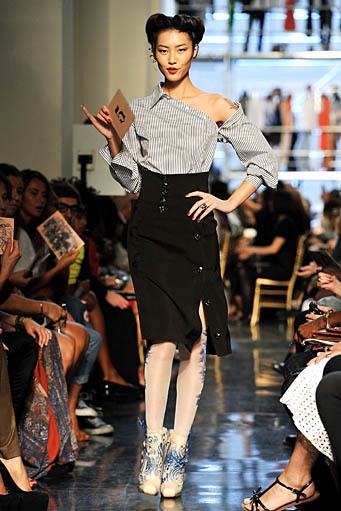 Jean Paul Gaultier, Spring/Summer 2012. Paris Fashion Week 2012. [Photo by Pascal Le Segretain/Getty Images]