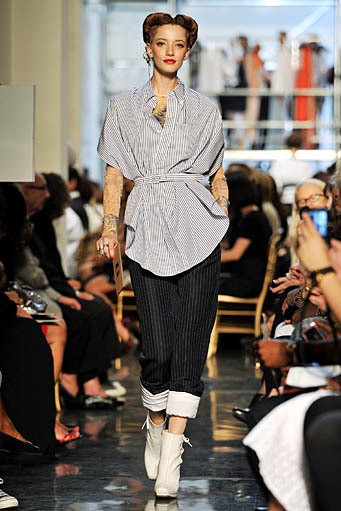 Jean Paul Gaultier, Spring/Summer 2012. Paris Fashion Week 2012. [Photo by Pascal Le Segretain/Getty Images]