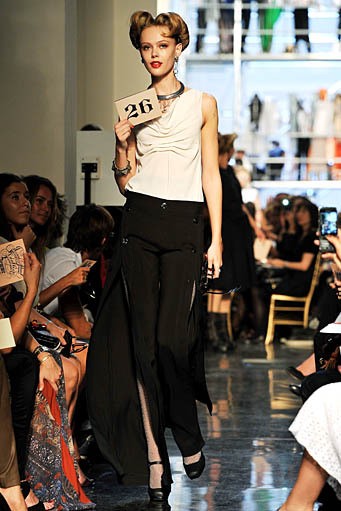 Jean Paul Gaultier, Spring/Summer 2012. Paris Fashion Week 2012. [Photo by Pascal Le Segretain/Getty Images]