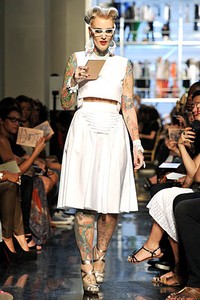 Jean Paul Gaultier, Spring/Summer 2012. Paris Fashion Week 2012. [Photo by Pascal Le Segretain/Getty Images]