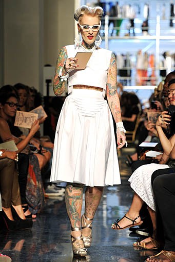Jean Paul Gaultier, Spring/Summer 2012. Paris Fashion Week 2012. [Photo by Pascal Le Segretain/Getty Images]