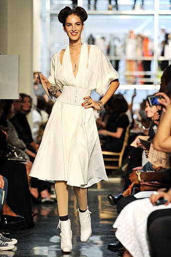 Jean Paul Gaultier, Spring/Summer 2012. Paris Fashion Week 2012. [Photo by Pascal Le Segretain/Getty Images]