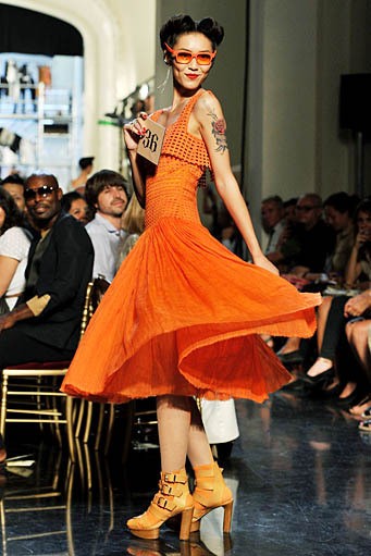 Jean Paul Gaultier, Spring/Summer 2012. Paris Fashion Week 2012. [Photo by Pascal Le Segretain/Getty Images]