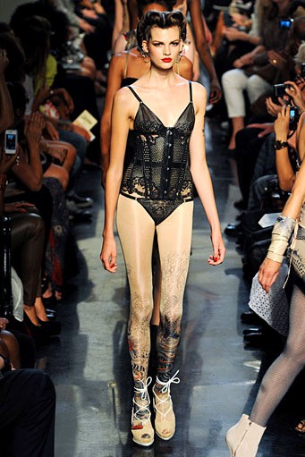 Jean Paul Gaultier, Spring/Summer 2012. Paris Fashion Week 2012. [Photo by Pascal Le Segretain/Getty Images]