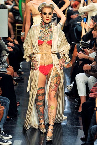 Jean Paul Gaultier, Spring/Summer 2012. Paris Fashion Week 2012. [Photo by Pascal Le Segretain/Getty Images]