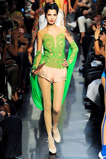 Jean Paul Gaultier, Spring/Summer 2012. Paris Fashion Week 2012. [Photo by Pascal Le Segretain/Getty Images]