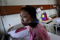 Pasien penderita kanker saat berada di ruang Kemoterapi RSCM, Jakarta, Jumat (3/2). Jhoni Hutapea/Detikcom.
