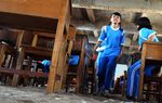 Pembangunan Mangkrak, Siswa Jadi Korban