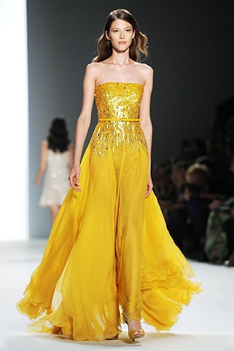 Elie Saab, Spring/Summer 2012. Paris Fashion Week 2012. [Photo by Pascal Le Segretain/Getty Images]