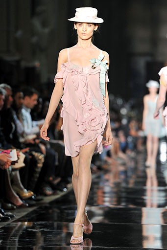 John Galliano. Spring/Summer 2012. Paris Fashion Week 2012. [Photo by Pascal Le Segretain/Getty Images]