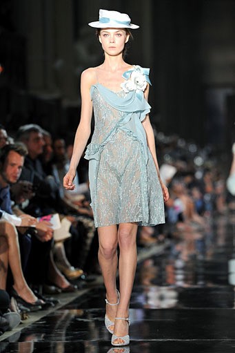 John Galliano. Spring/Summer 2012. Paris Fashion Week 2012. [Photo by Pascal Le Segretain/Getty Images]