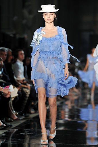 John Galliano. Spring/Summer 2012. Paris Fashion Week 2012. [Photo by Pascal Le Segretain/Getty Images]