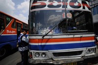 Razia juga digelar untuk mendisiplinkan para supir angkutan tersebut. Jhoni Hutapea/detikcom.