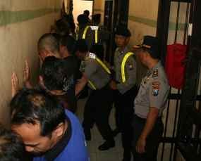 Polres Pasuruan Gelar Razia Antisipasi Tahanan Kabur