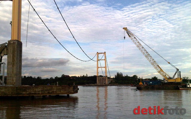 Jembatan Kukar akan Dibangun Kembali di Lokasi Serupa