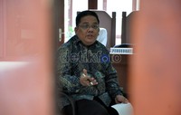 Kriminolog UI Adrianus Meliala tampak siap mengikuti jalannya sidang. Fikri Hidayat/detikcom.