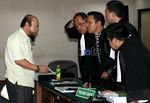 Hakim Syarifuddin Bacakan Pledoi