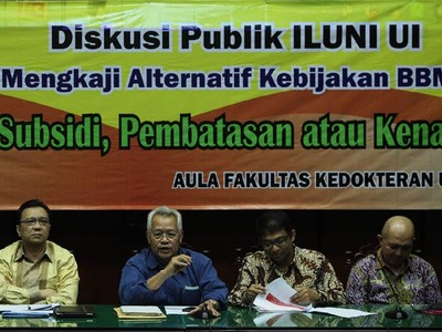 Iluni Bahas Pembatasan Subsidi BBM