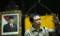 Ketua DPR RI Marzuki Ali, memberikan pemaparan tentang pembatasan Subsidi BBM yang dilakukan oleh pemerintah.